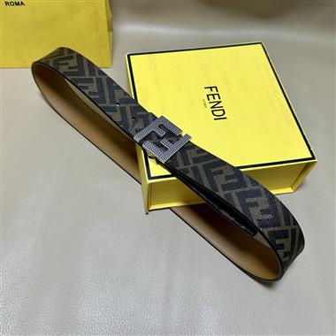 FENDI   2026新款時尚皮帶   4.0CM