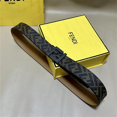 FENDI   2026新款時尚皮帶   4.0CM