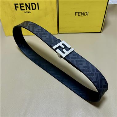FENDI   2026新款時尚皮帶   4.0CM