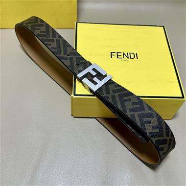 FENDI   2026新款時尚皮帶   4.0CM