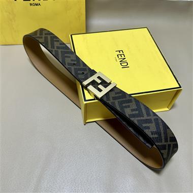 FENDI   2026新款時尚皮帶   4.0CM