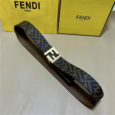 FENDI   2026新款時尚皮帶   4.0CM