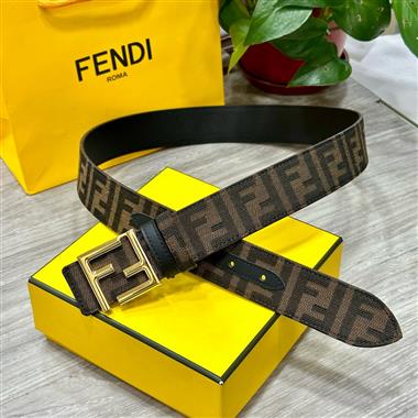 FENDI   2026新款時尚皮帶   3.8CM