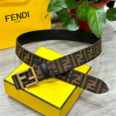 FENDI   2026新款時尚皮帶   3.8CM