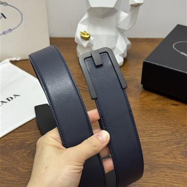PRADA   2026新款時尚皮帶  4.0CM