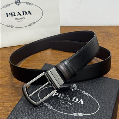 PRADA   2026新款時尚皮帶  3.5CM
