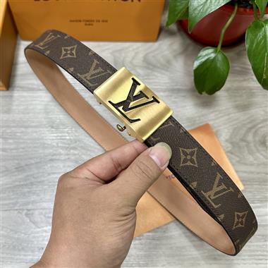 LOUIS VUITTON   2026新款時尚皮帶   3.5CM