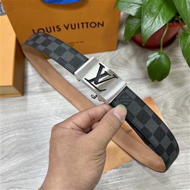 LOUIS VUITTON   2026新款時尚皮帶   3.5CM