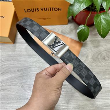 LOUIS VUITTON   2026新款時尚皮帶   3.5CM