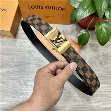 LOUIS VUITTON   2026新款時尚皮帶   3.5CM
