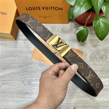 LOUIS VUITTON   2026新款時尚皮帶   3.5CM