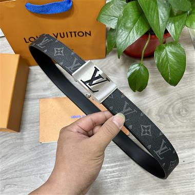 LOUIS VUITTON   2026新款時尚皮帶   3.5CM