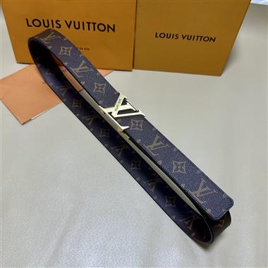 LOUIS VUITTON   2026新款時尚皮帶   3.5CM