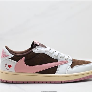 Nike Air Jordan 1 x Travis Scott AJ1倒勾 低幫文化籃球鞋