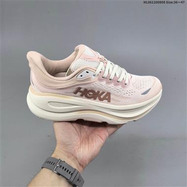 HOKA ONE ONE Bondi 9 復古舒適防滑耐磨 低幫 山地戶外跑步鞋
