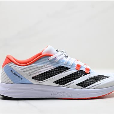 Adidas Adizero RC 5 舒適百搭 織物減震耐磨輕便低幫 訓練跑步鞋
