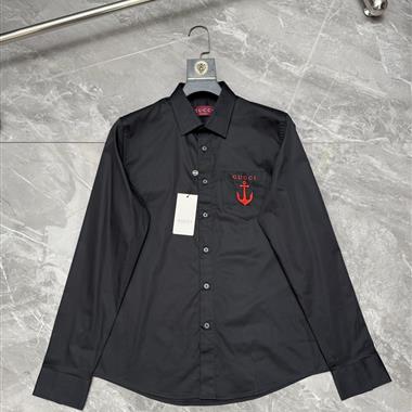 GUCCI   2026秋冬新款長袖襯衫