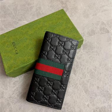 GUCCI   2026新款時尚皮夾錢包 尺寸：19*9*2CM