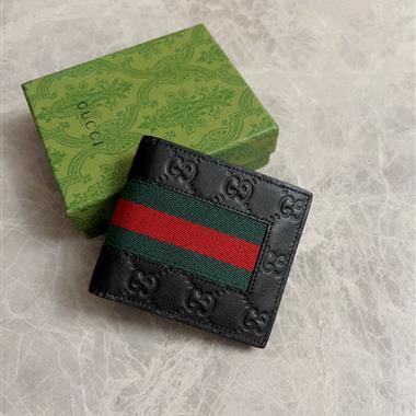 GUCCI   2026新款時尚皮夾錢包 尺寸：11*9CM