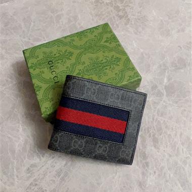 GUCCI   2026新款時尚皮夾錢包 尺寸：11*9CM