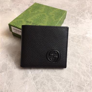 GUCCI   2026新款時尚皮夾錢包 尺寸：11*9CM