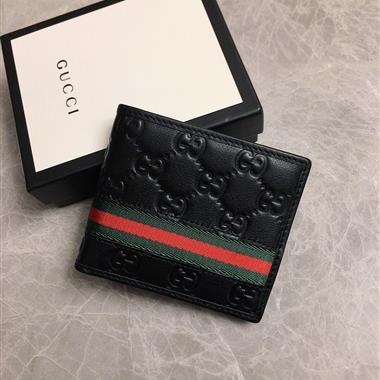 GUCCI   2026新款時尚皮夾錢包 尺寸：11*9CM