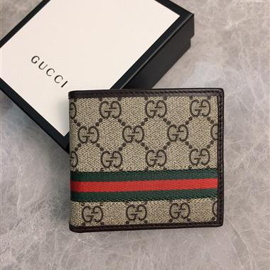 GUCCI   2026新款時尚皮夾錢包 尺寸：11*9CM