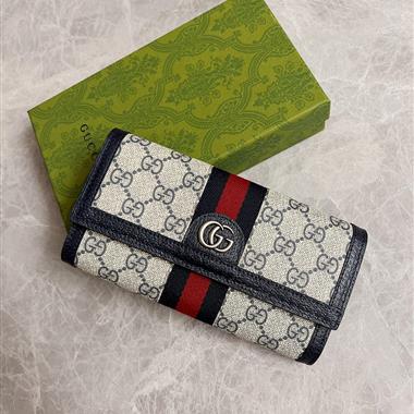 GUCCI   2026新款時尚皮夾錢包 尺寸：19*10*3CM
