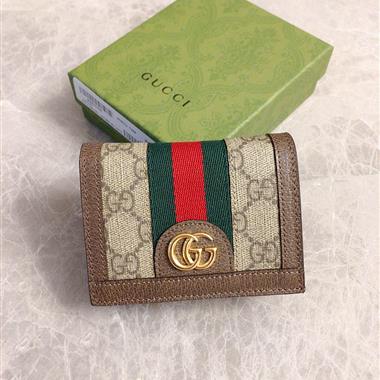 GUCCI   2026新款時尚皮夾錢包 尺寸：11*9*3CM