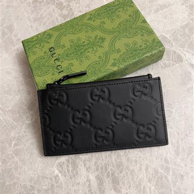 GUCCI   2026新款時尚皮夾錢包 尺寸：14x7CM