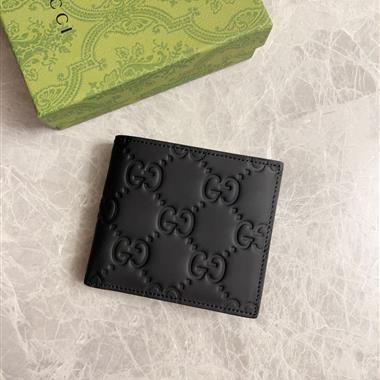 GUCCI   2026新款時尚皮夾錢包 尺寸：11*9CM