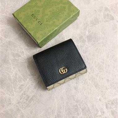 GUCCI   2026新款時尚皮夾錢包 尺寸：12x10x3CM