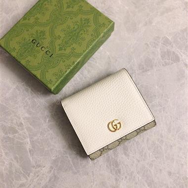 GUCCI   2026新款時尚皮夾錢包 尺寸：12x10x3CM