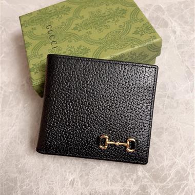 GUCCI   2026新款時尚皮夾錢包 尺寸：11x9CM