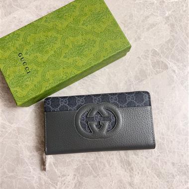 GUCCI   2026新款時尚皮夾錢包 尺寸：19*10*3CM