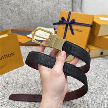LOUIS VUITTON   2026新款時尚皮帶 3.0CM