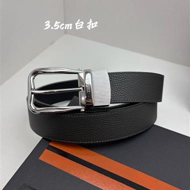 ZEGNA   2026新款時尚皮帶  3.5CM