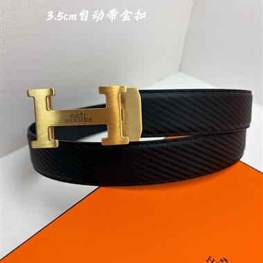 HERMES   2026新款時尚皮帶  3.5CM