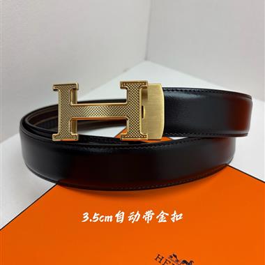 HERMES   2026新款時尚皮帶  3.5CM