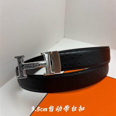 HERMES   2026新款時尚皮帶  3.5CM