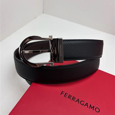 Ferragamo   2026新款時尚皮帶  3.5CM