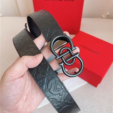 Ferragamo   2026新款時尚皮帶  3.4CM