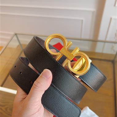 Ferragamo   2026新款時尚皮帶  3.4CM