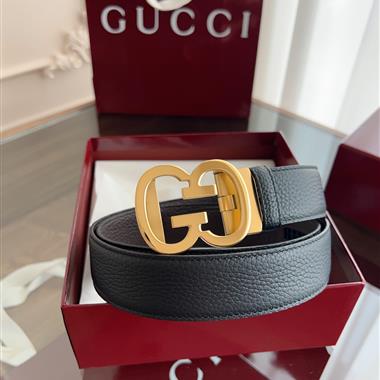 GUCCI   2026新款時尚皮帶  3.5CM