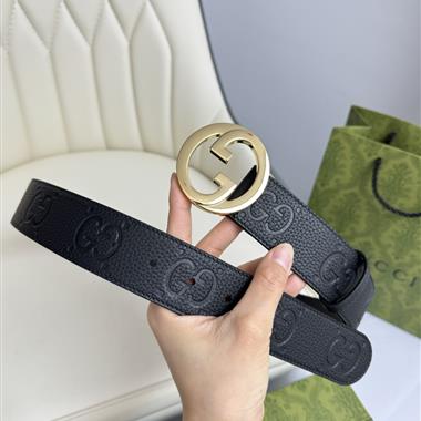 GUCCI   2026新款時尚皮帶  4.0CM