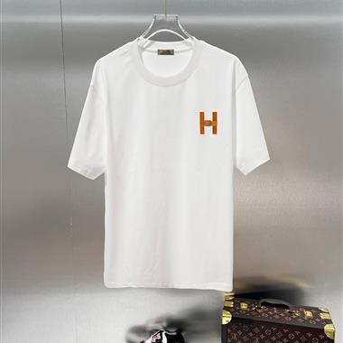 HERMES   2026夏季新款短袖T恤  尺寸偏大