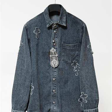 Chrome Hearts   2026秋冬新款長袖襯衫  尺寸偏大