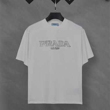 PRADA   2026夏季新款短袖T恤  尺寸偏大