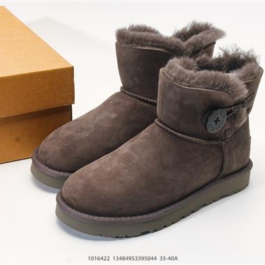 UGG MINI BAILEY BUTTON II 經典紐扣短筒平底套筒短靴雪地靴