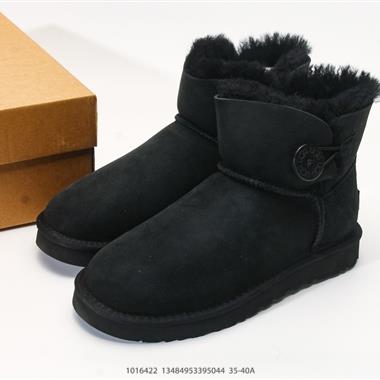 UGG MINI BAILEY BUTTON II 經典紐扣短筒平底套筒短靴雪地靴